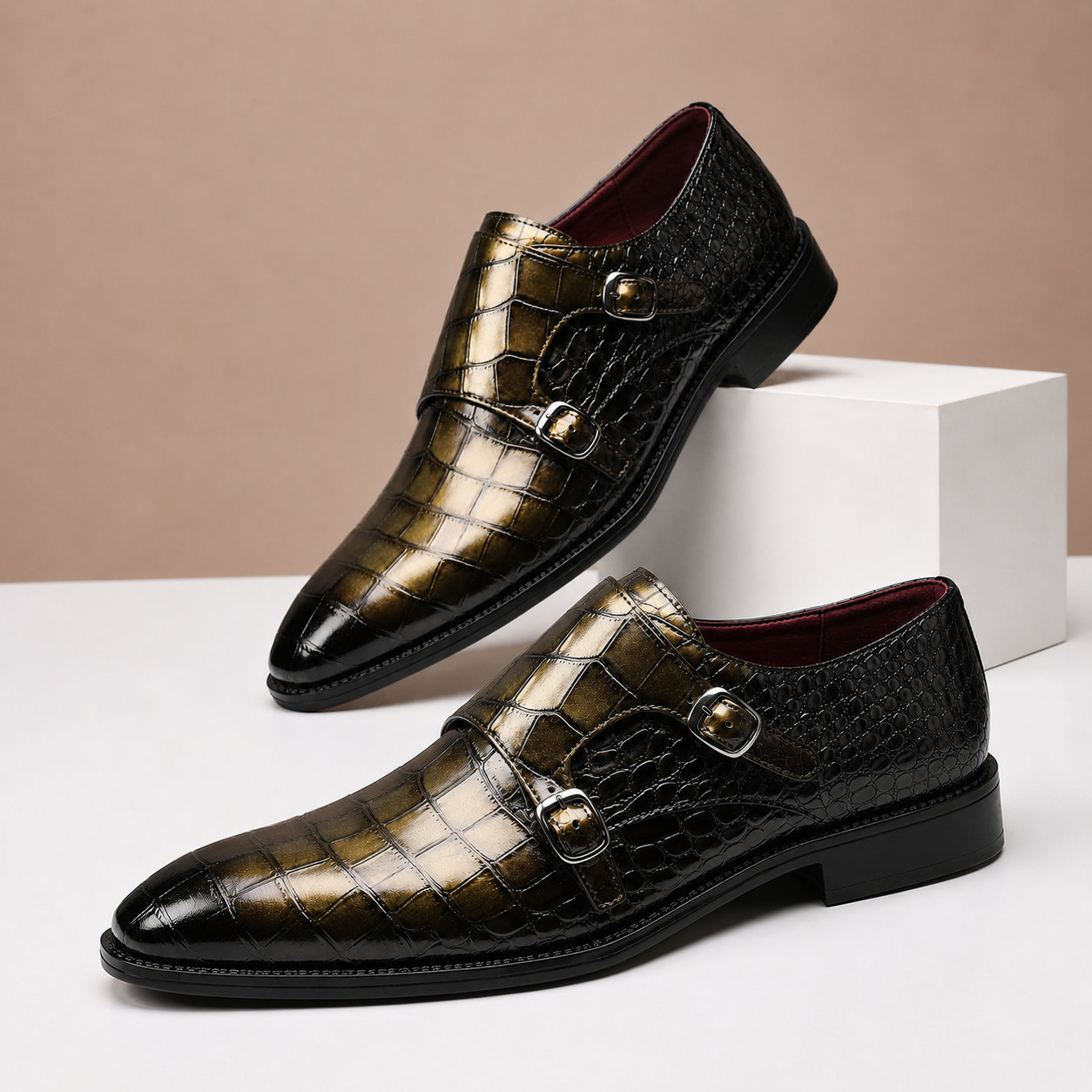 Ashton Double Monk Shoes