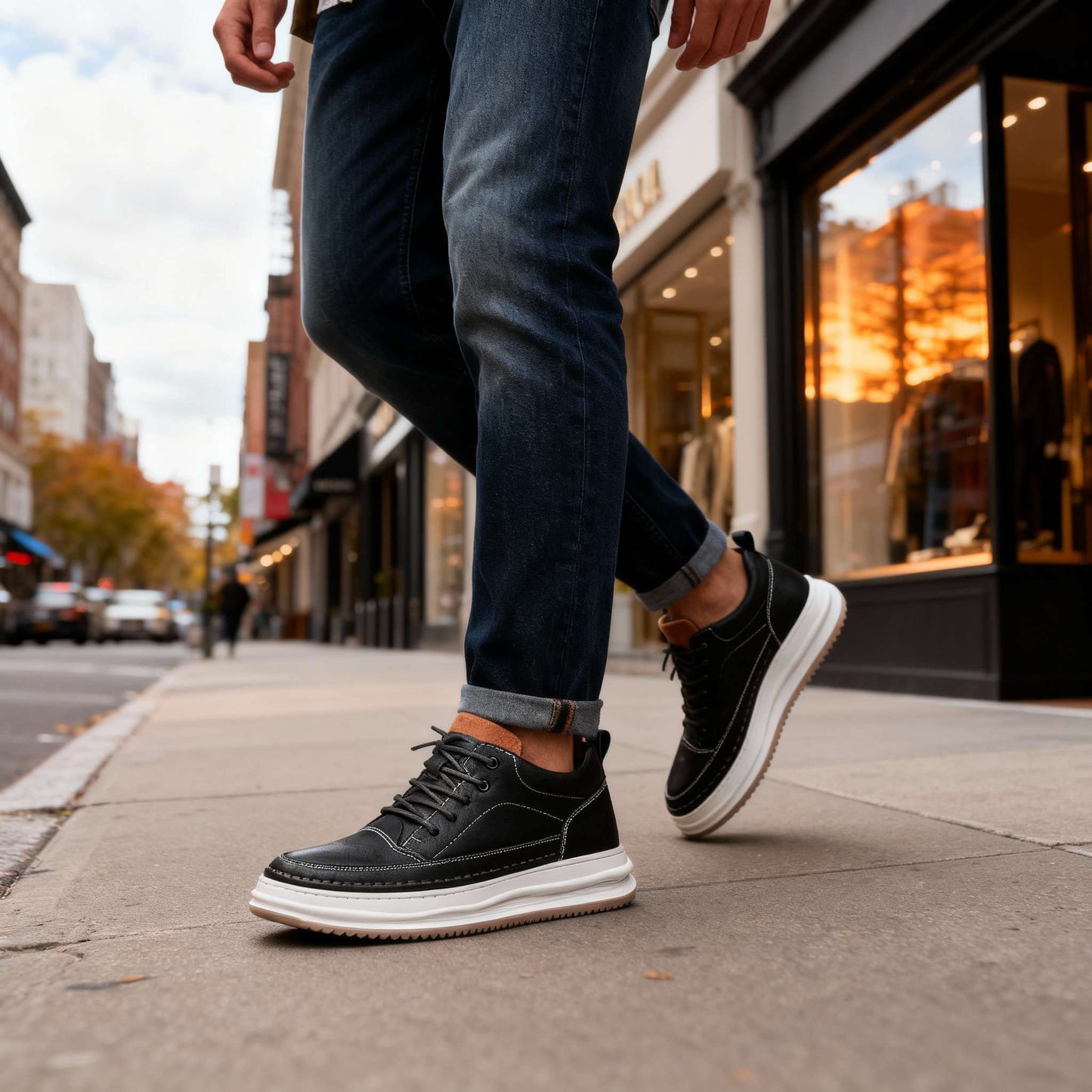 Sutton Leather Trainer