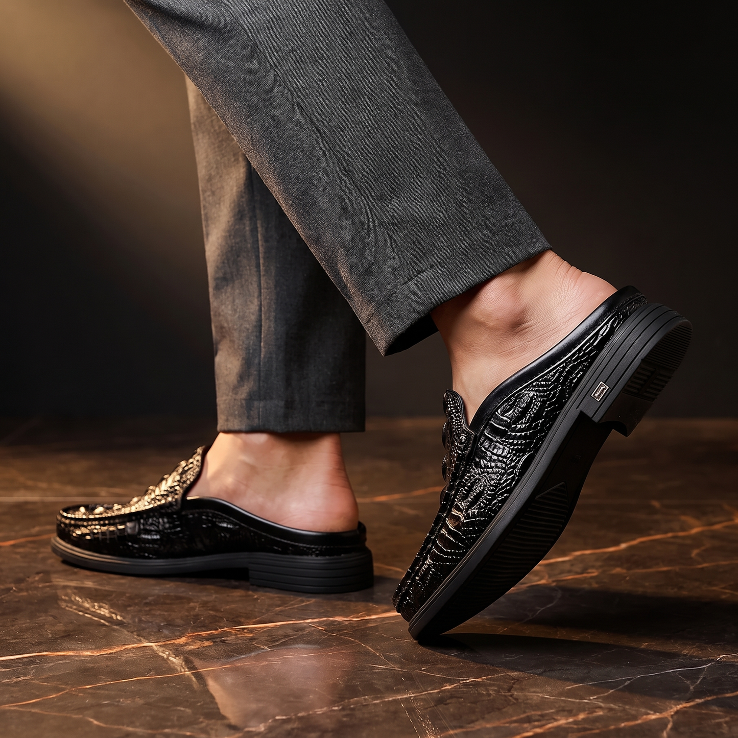Arlo Croc Mule Loafers