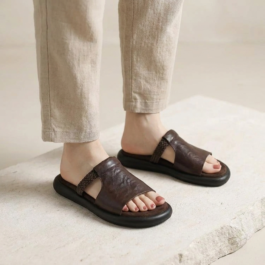 Nora Leather Flats