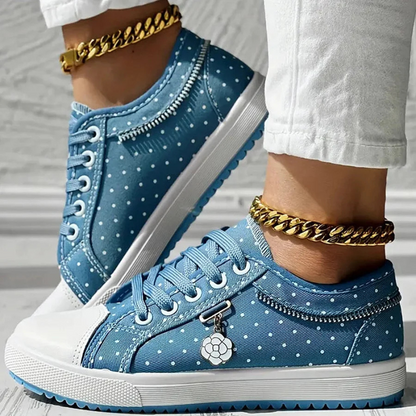 Caro | Elegant Floral Sneakers