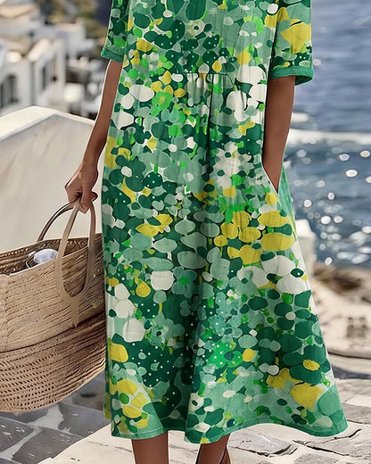 Chérie | Midi Floral Dress, Loose and Light