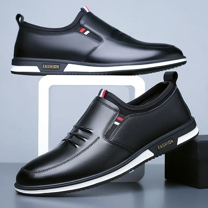 Elton Ergonomic Leather Comfort Shoes
