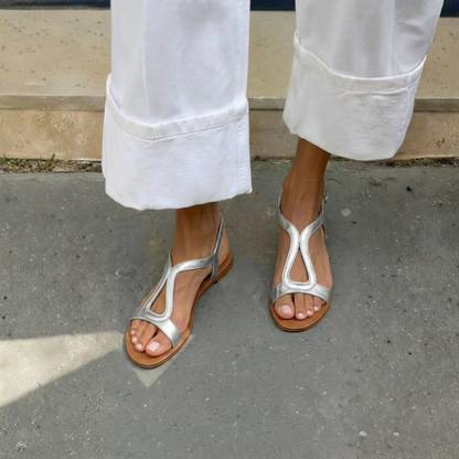 Comfortable Golden Summer Sandals for Women