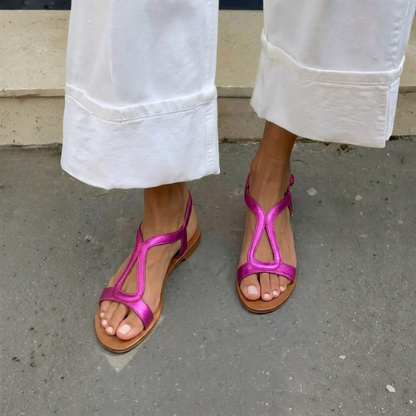 Comfortable Golden Summer Sandals for Women
