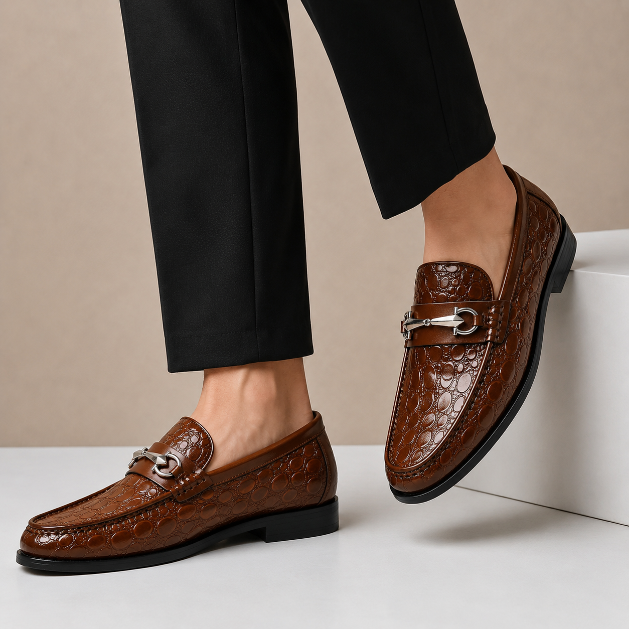 Reeves Cowhide Leather Loafers