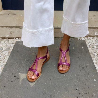 Comfortable Golden Summer Sandals for Women
