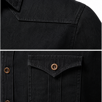 Flynn Tailored Denim Shirt