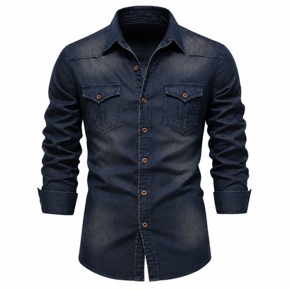 Flynn Tailored Denim Shirt