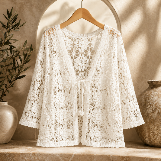 Elora Crochet Cardigan