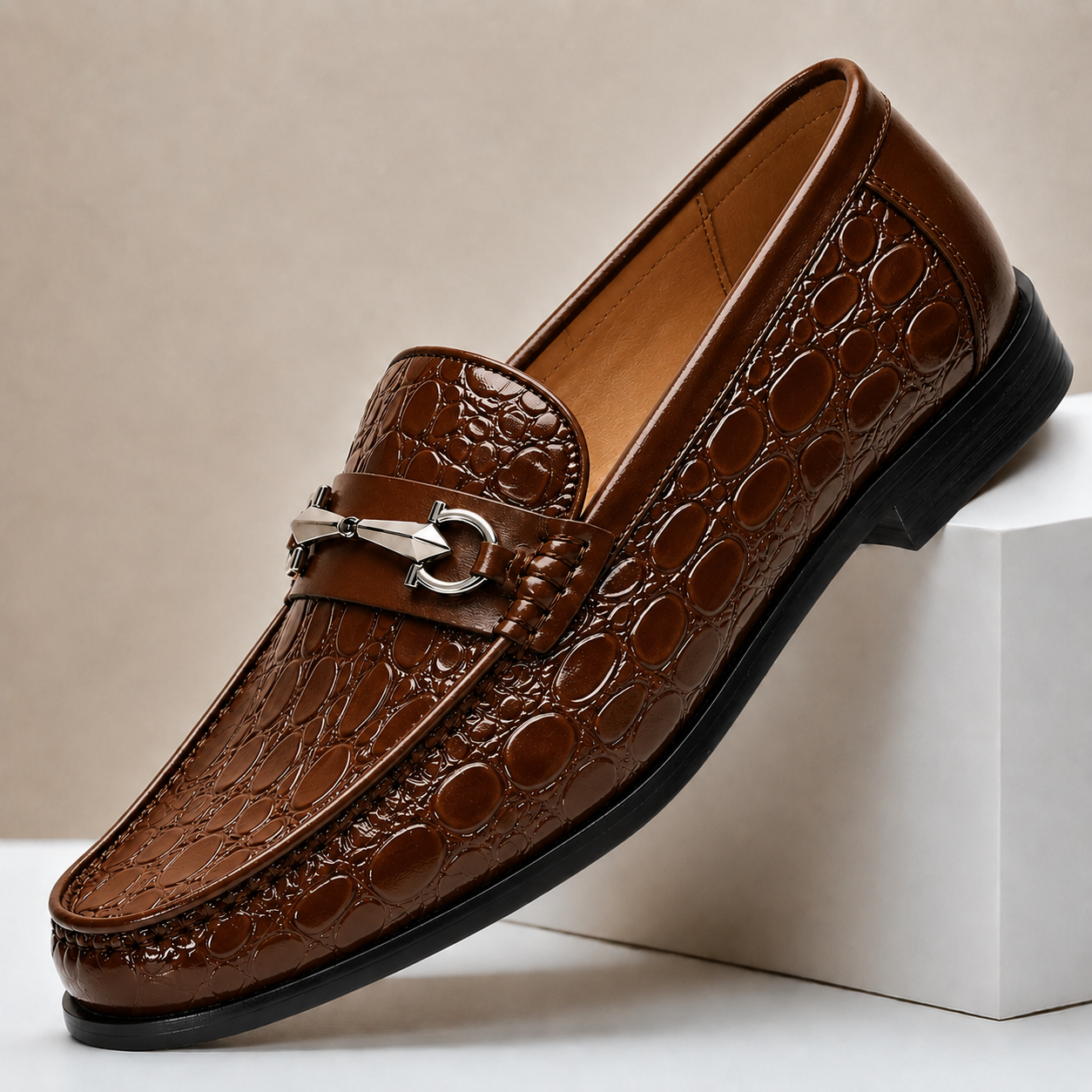 Reeves Cowhide Leather Loafers