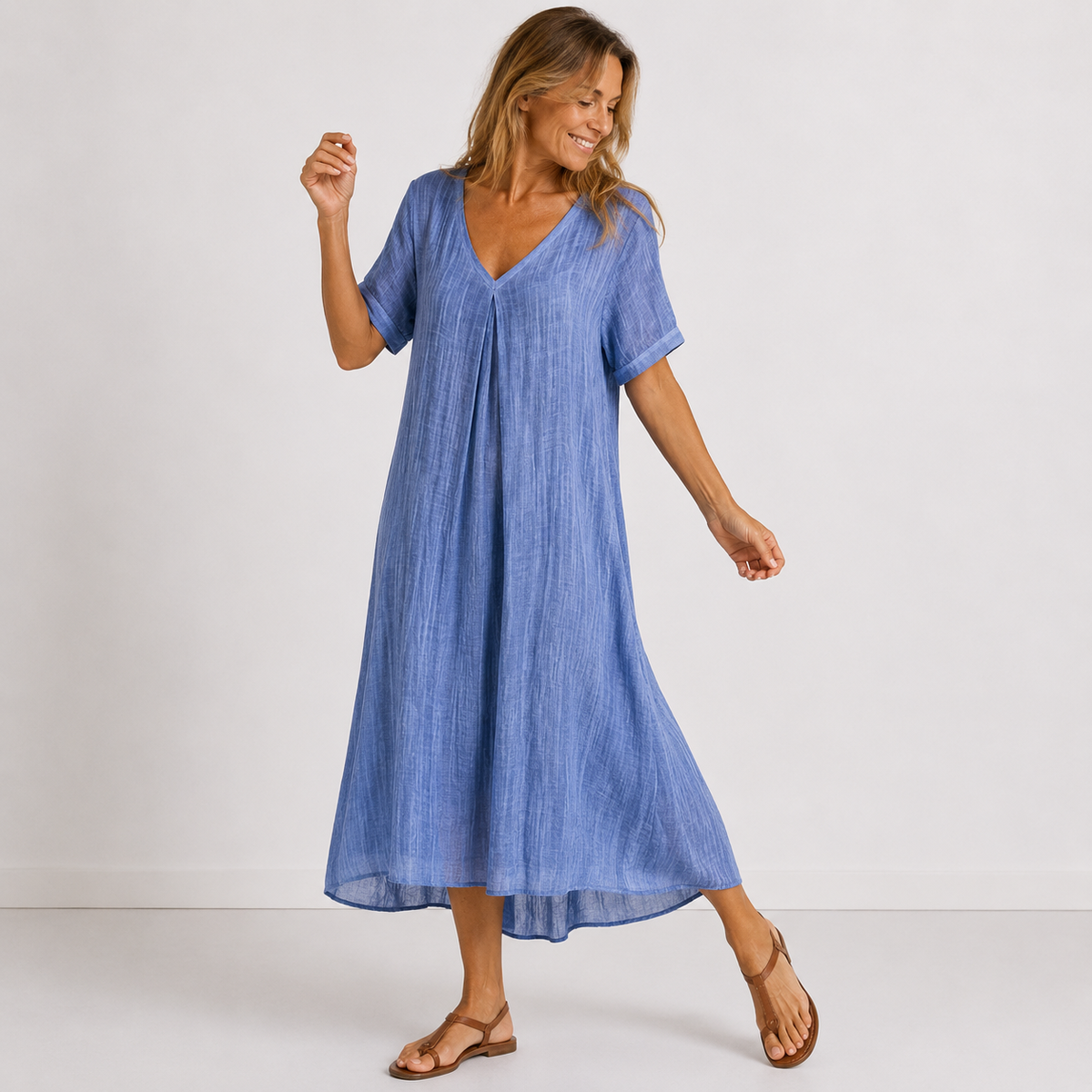 Violette - Long fluid dress