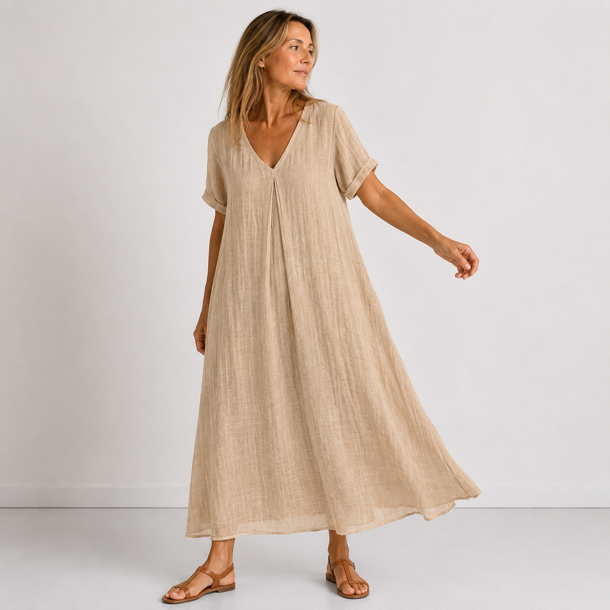 Violette - Long fluid dress