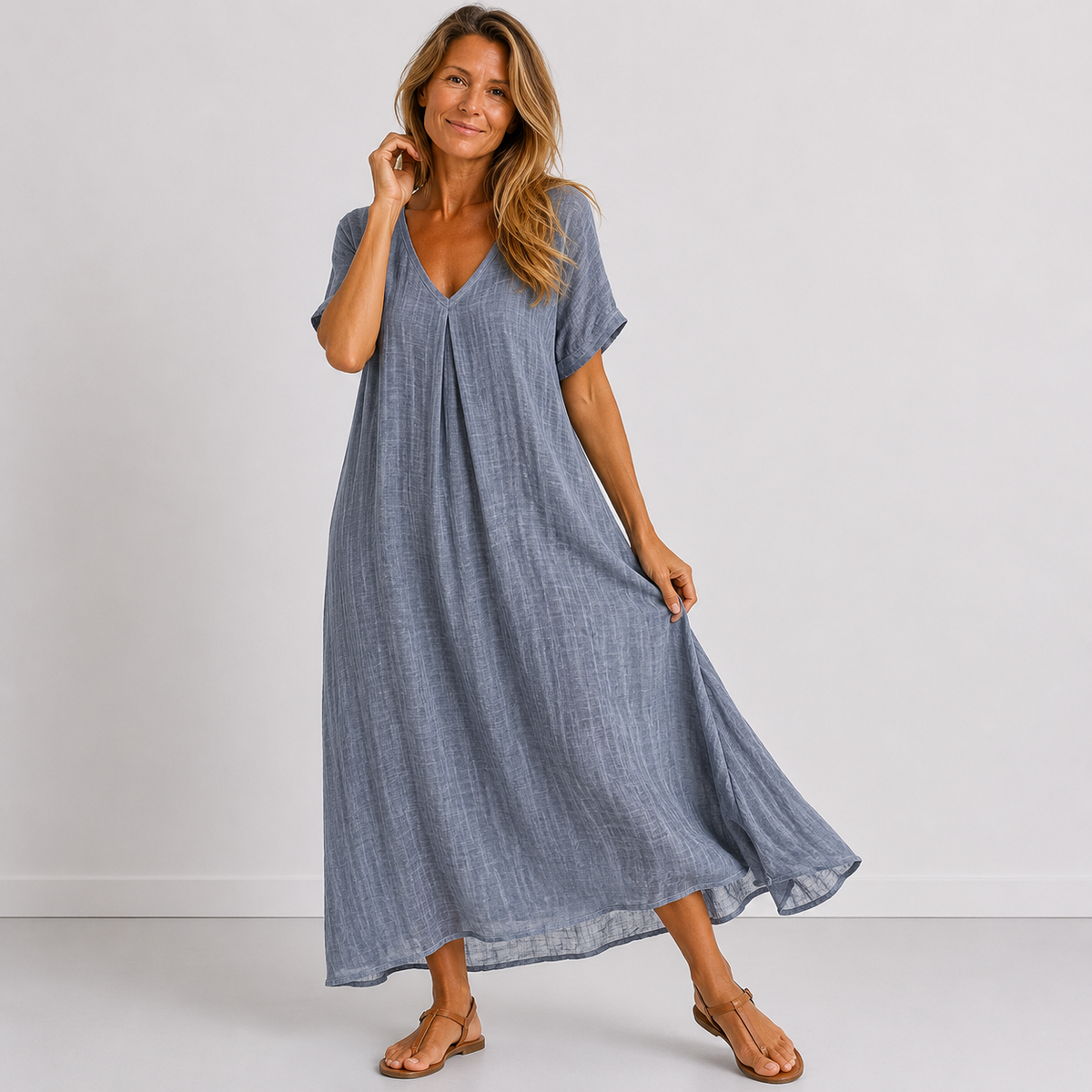 Violette - Long fluid dress