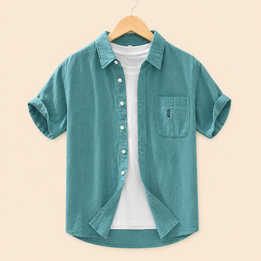 Elio Cotton Linen Shirt