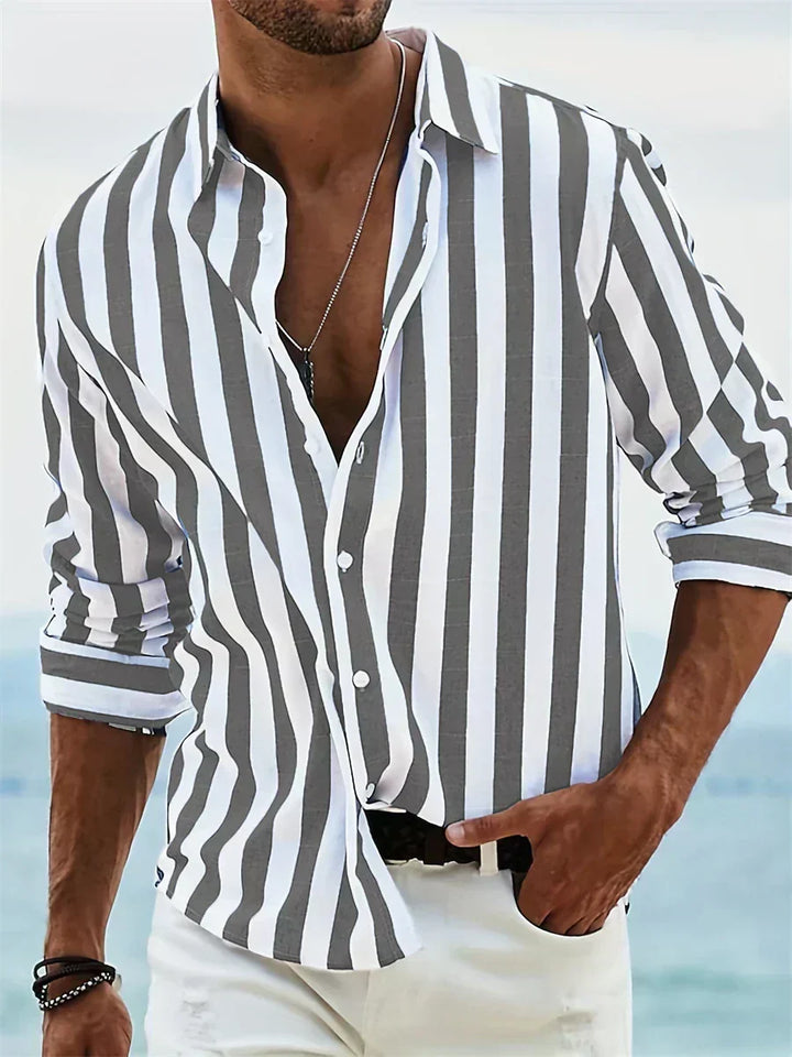 Leblanc™ | Lightweight Striped Summer Shirt