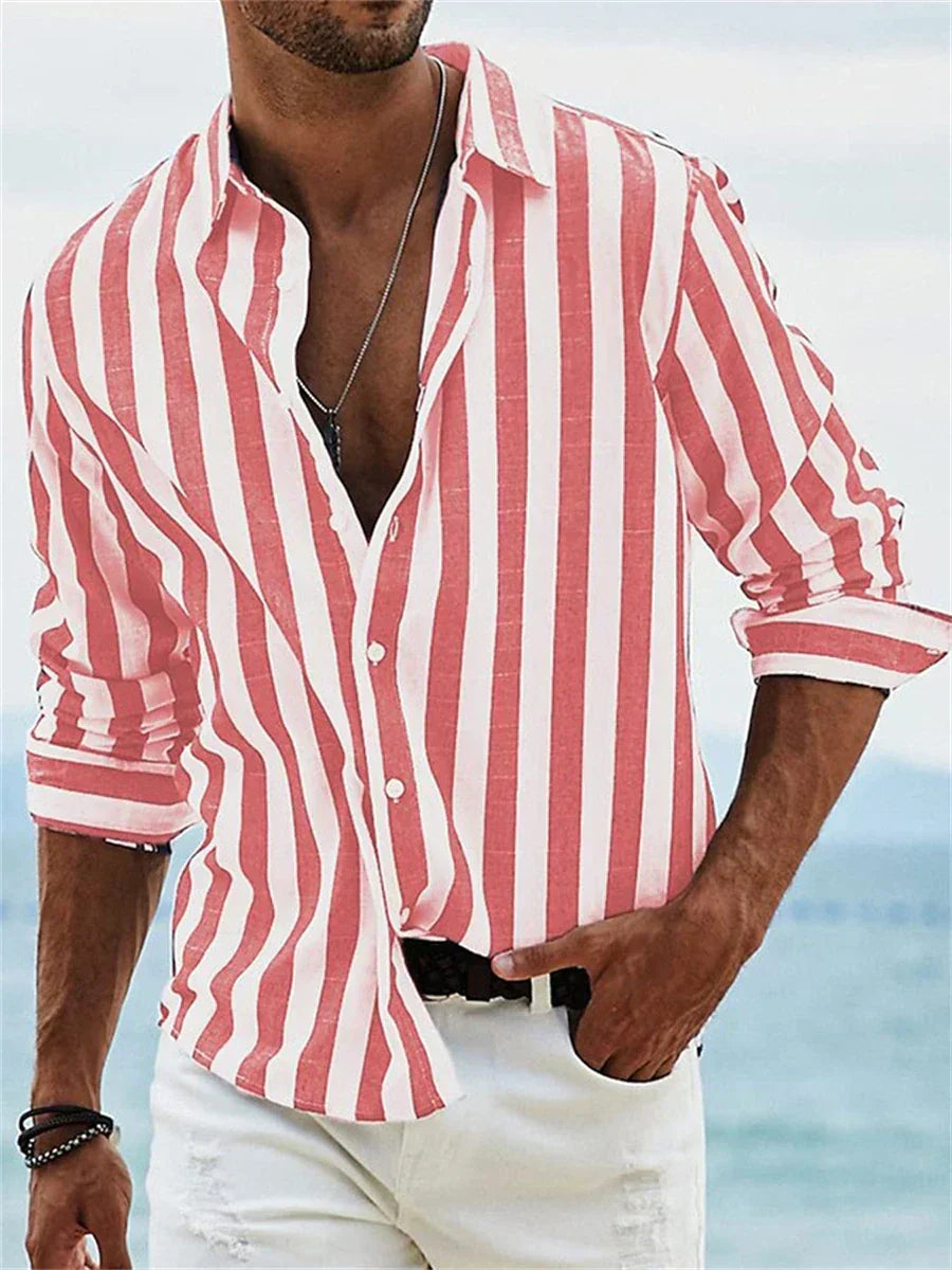 Leblanc™ | Lightweight Striped Summer Shirt