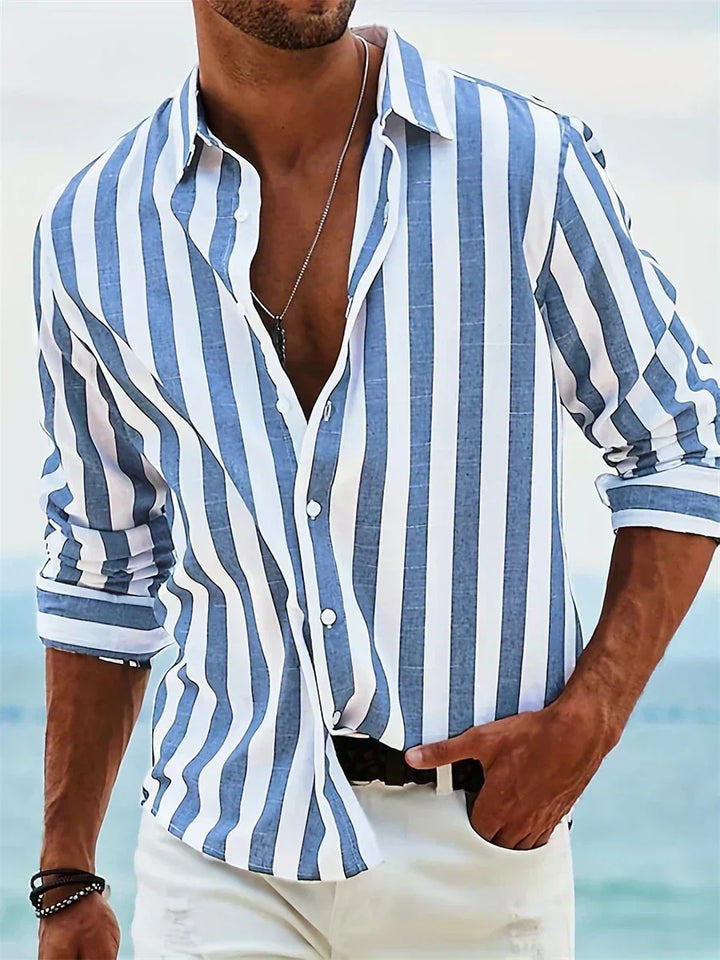 Leblanc™ | Lightweight Striped Summer Shirt