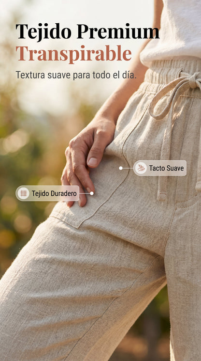 Mavrelle | Cotton and Linen Shorts for Women