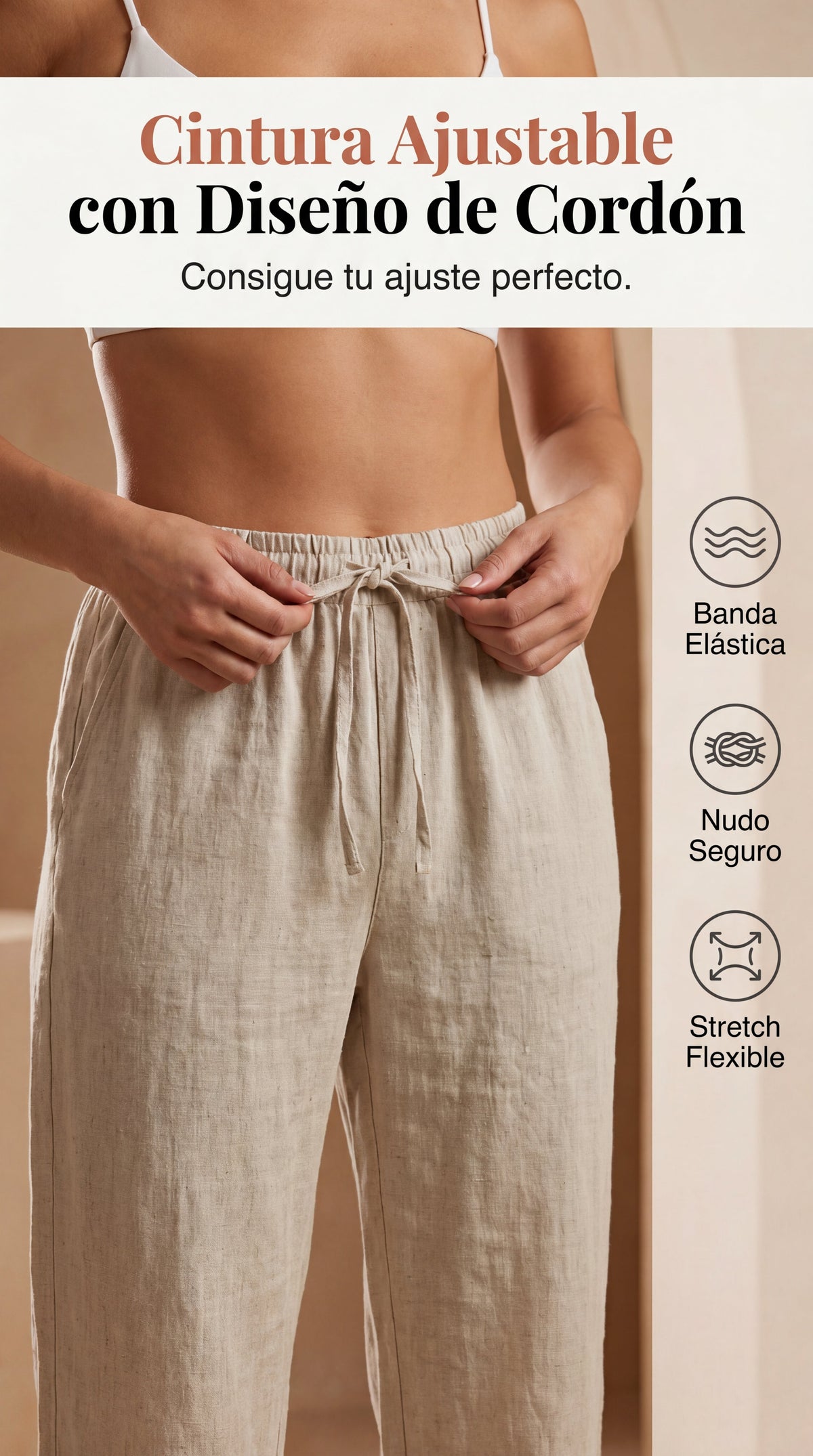 Mavrelle | Cotton and Linen Shorts for Women