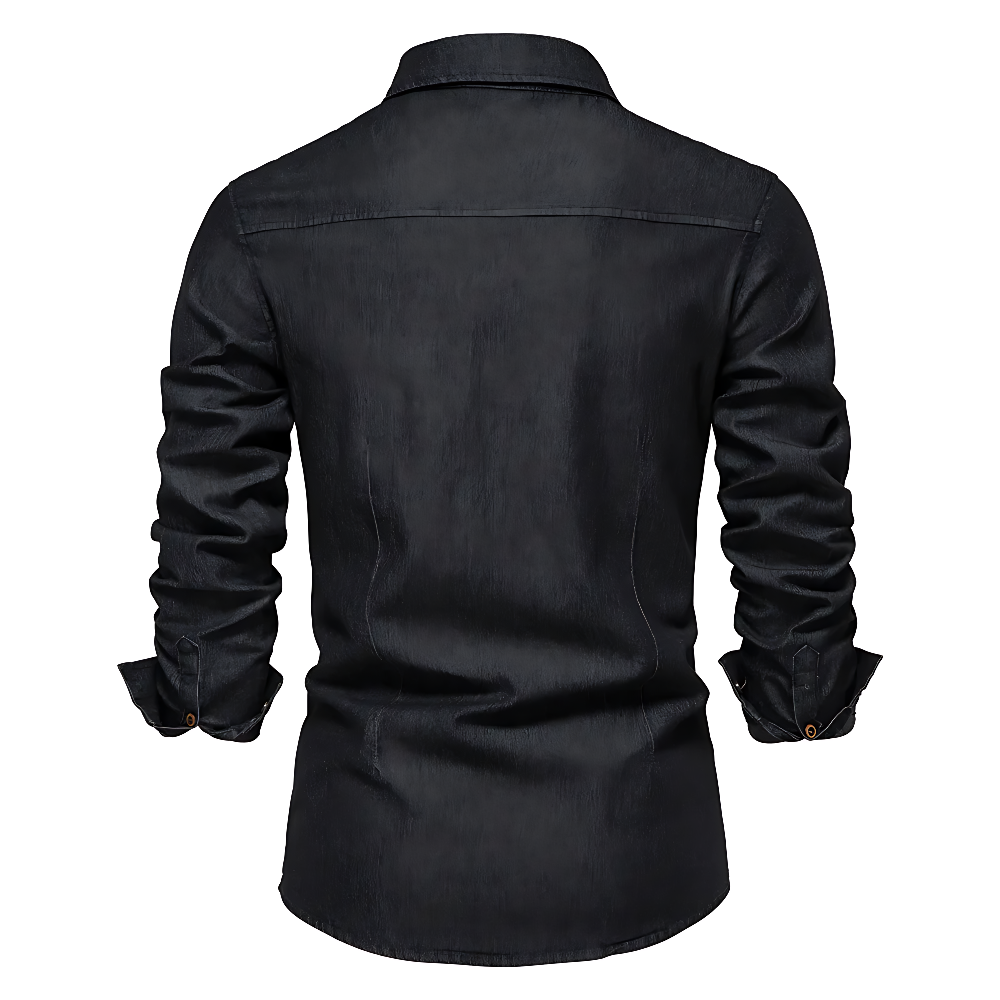 Flynn Tailored Denim Shirt