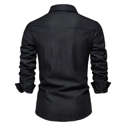 Flynn Tailored Denim Shirt