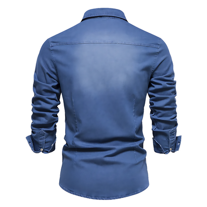 Flynn Tailored Denim Shirt