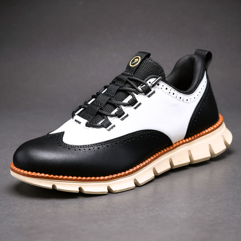 Camden Brogue Leather Trainer