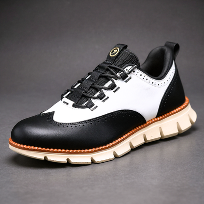 Camden Brogue Leather Trainer