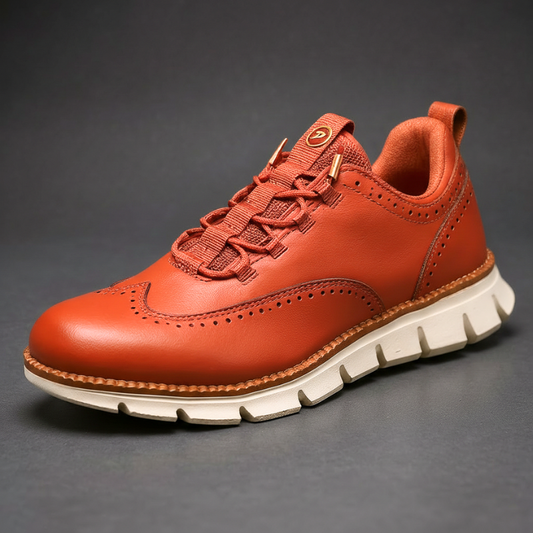 Camden Brogue Leather Trainer
