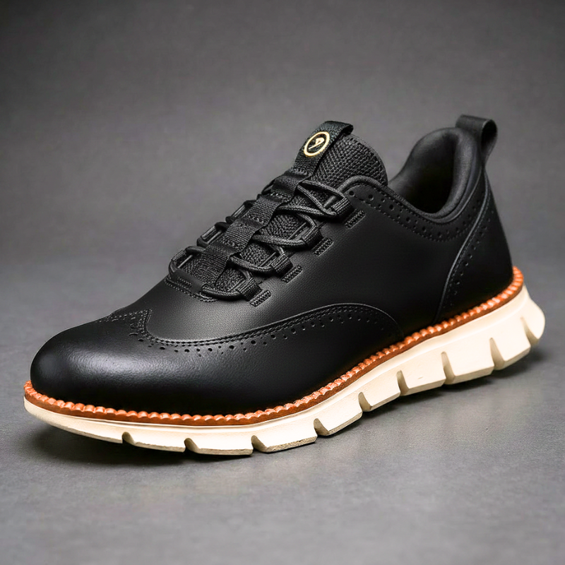 Camden Brogue Leather Trainer