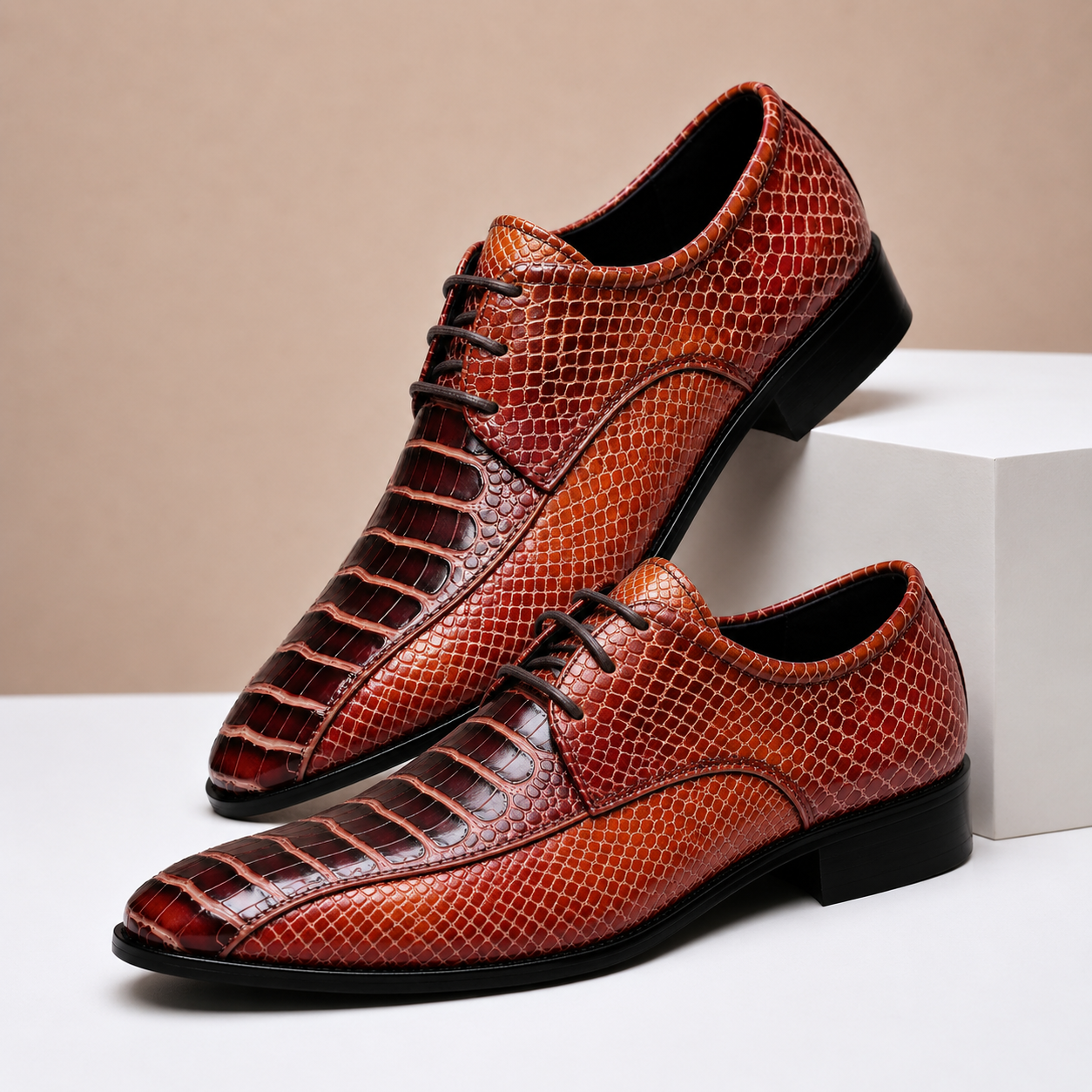 Rowan Textured Leather Shoes