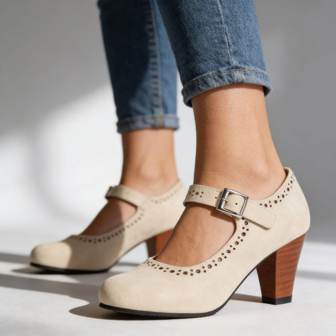 Adrian Brogue Buckle Loafers