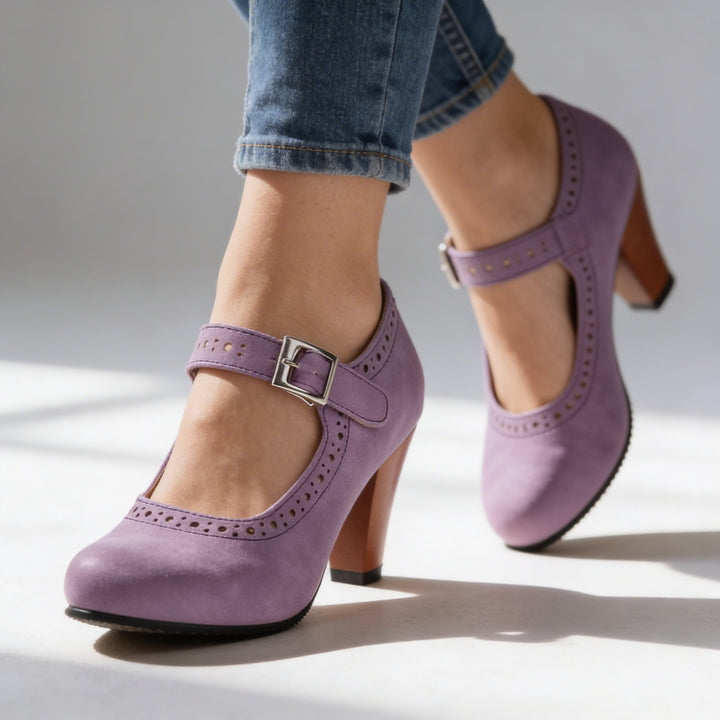 Adrian Brogue Buckle Loafers