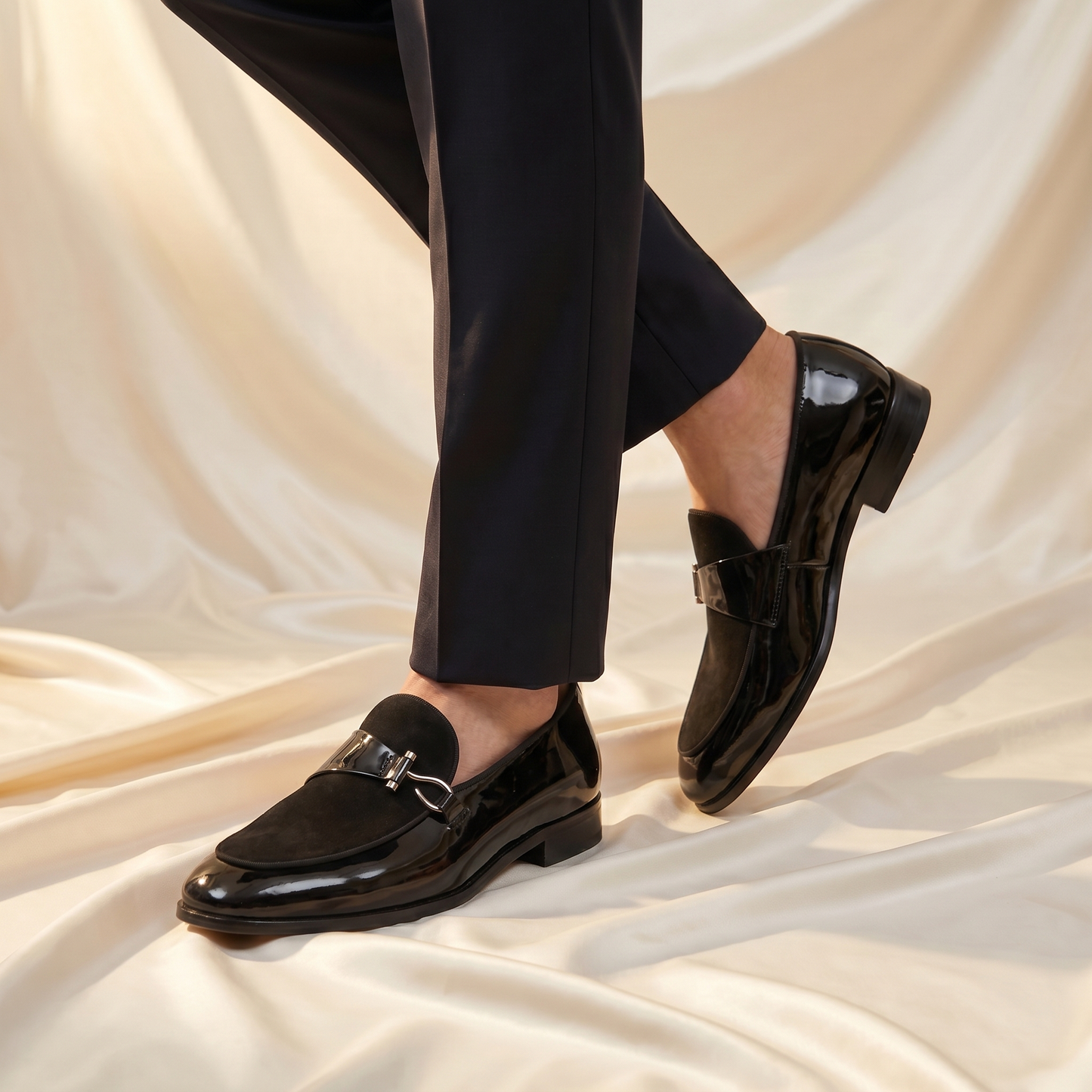 Oscar Polished Leather Loafers