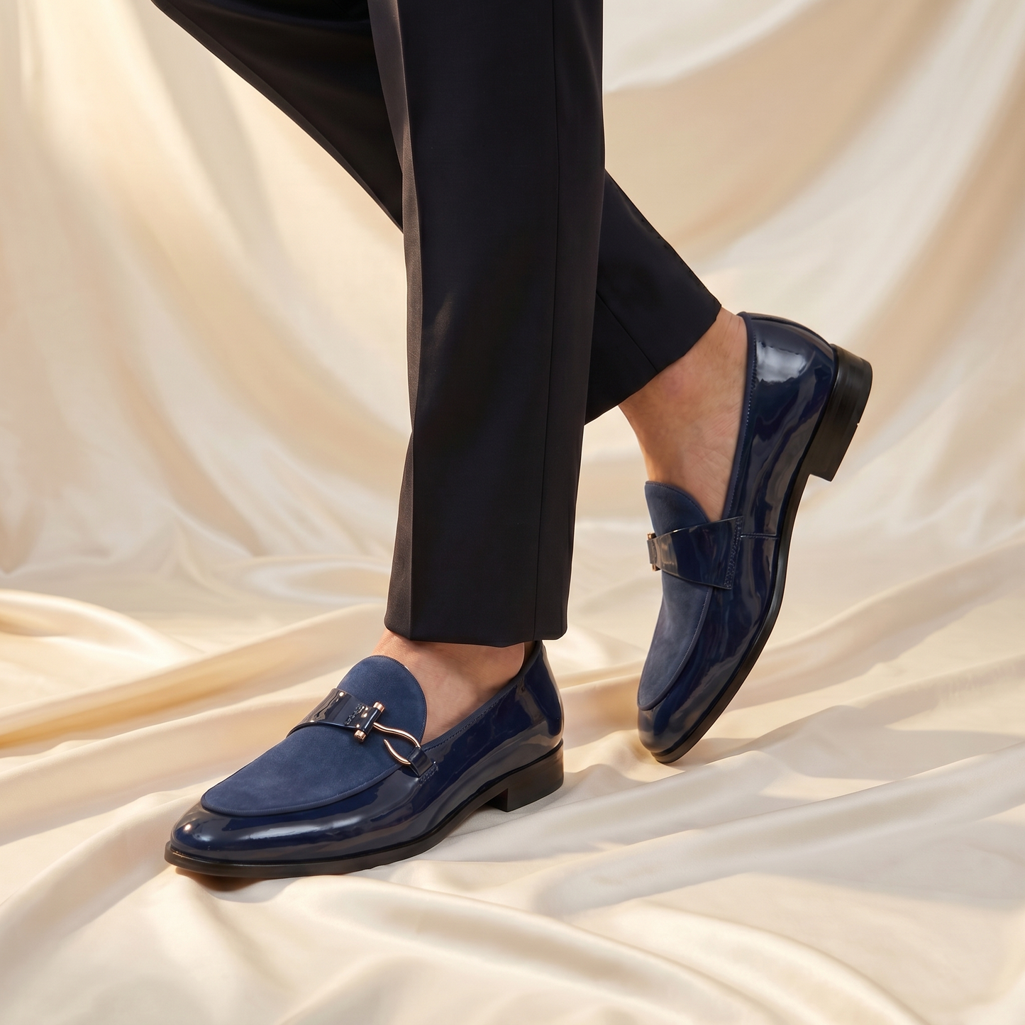 Oscar Polished Leather Loafers