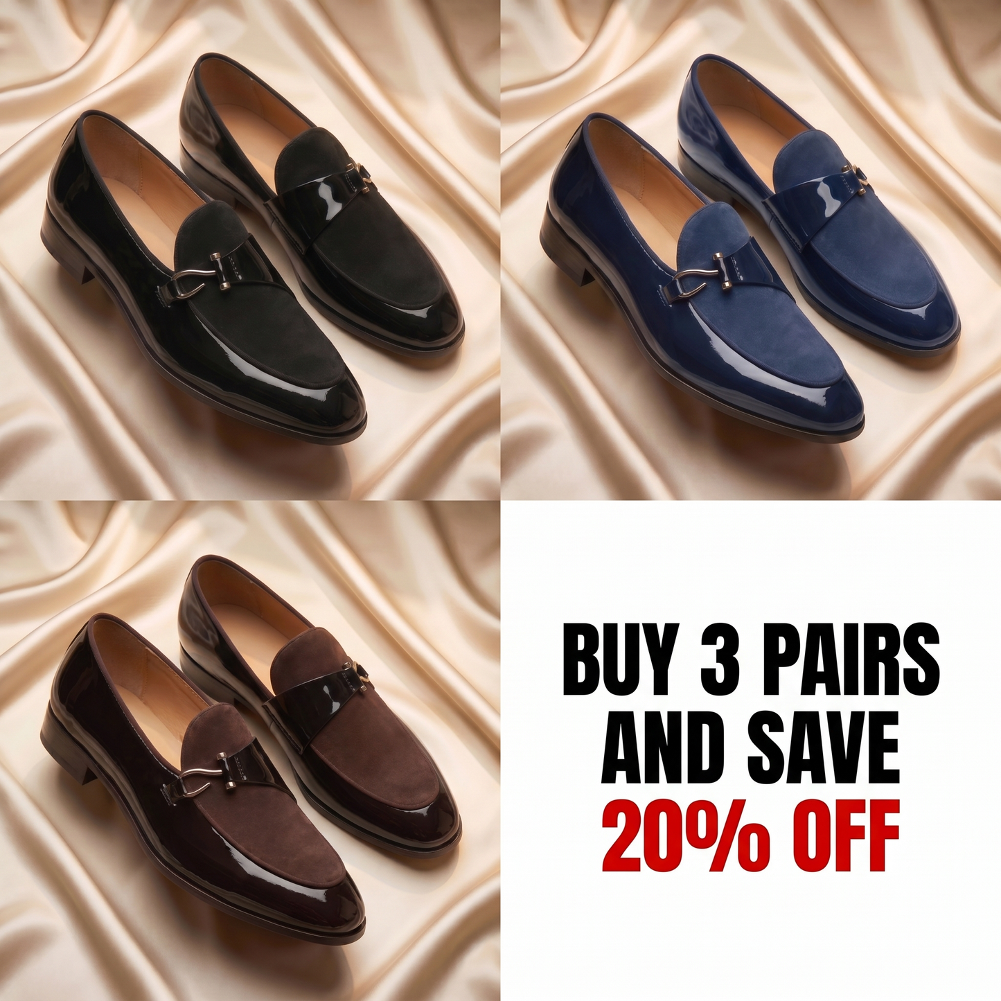Oscar Polished Leather Loafers