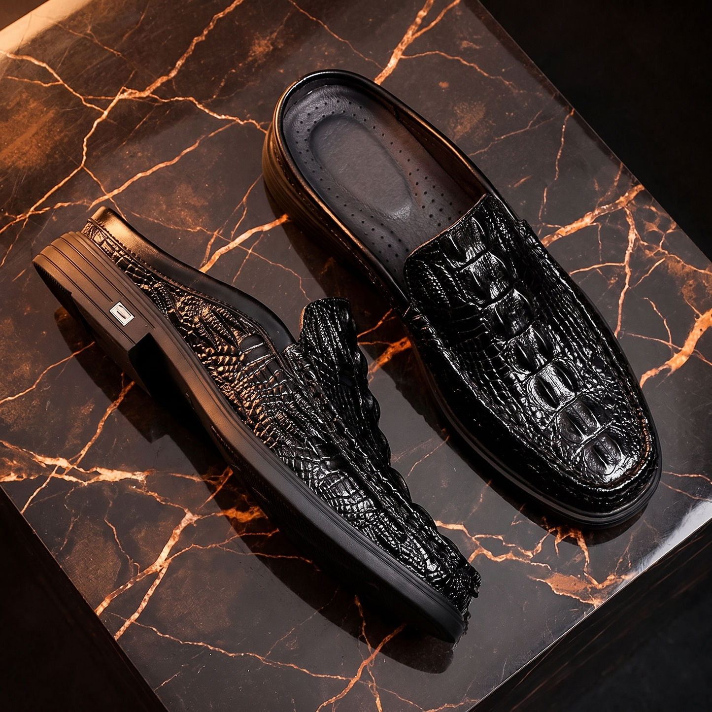 Arlo Croc Mule Loafers