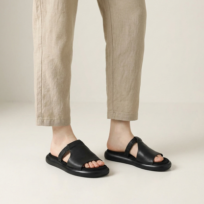 Nora Leather Flats