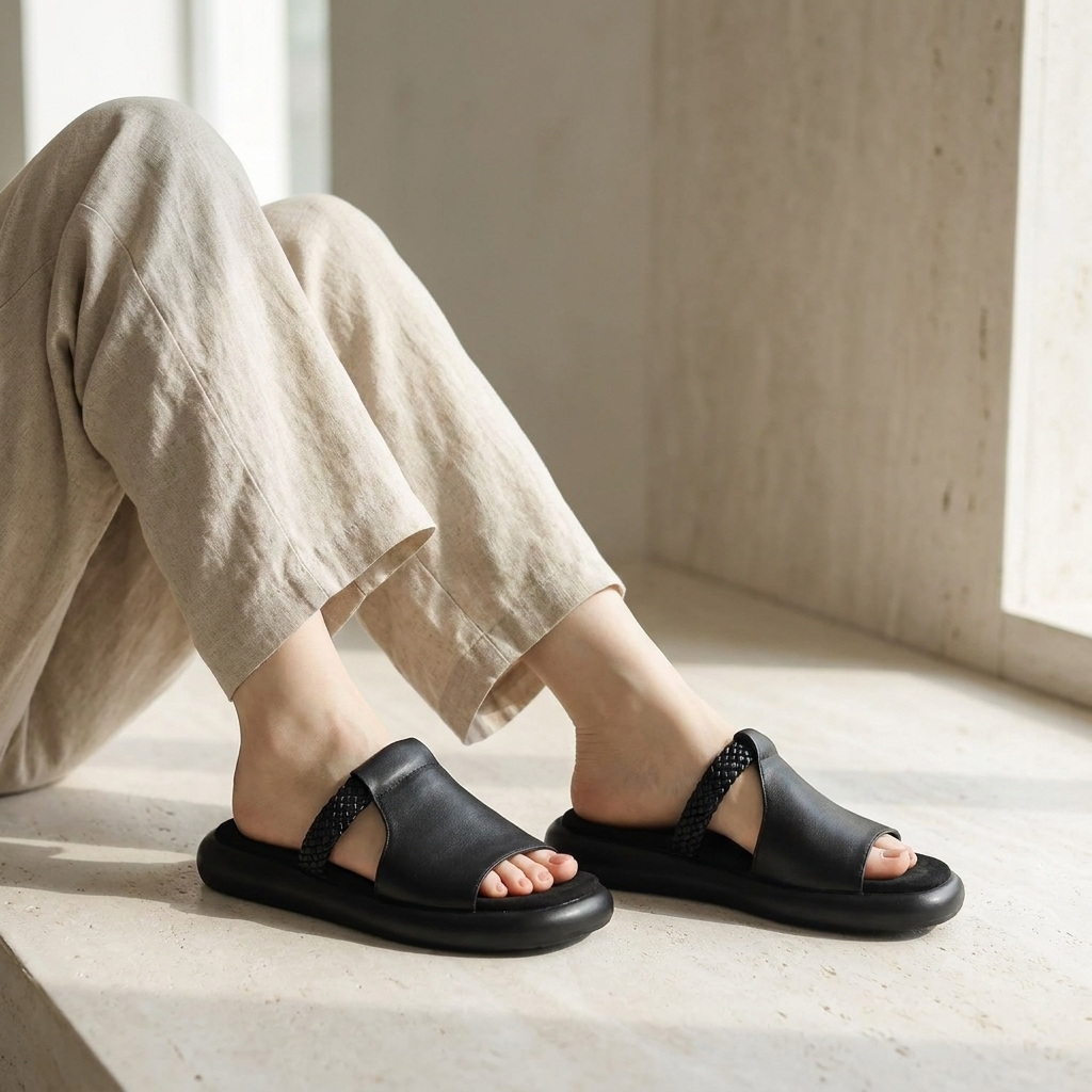 Nora Leather Flats
