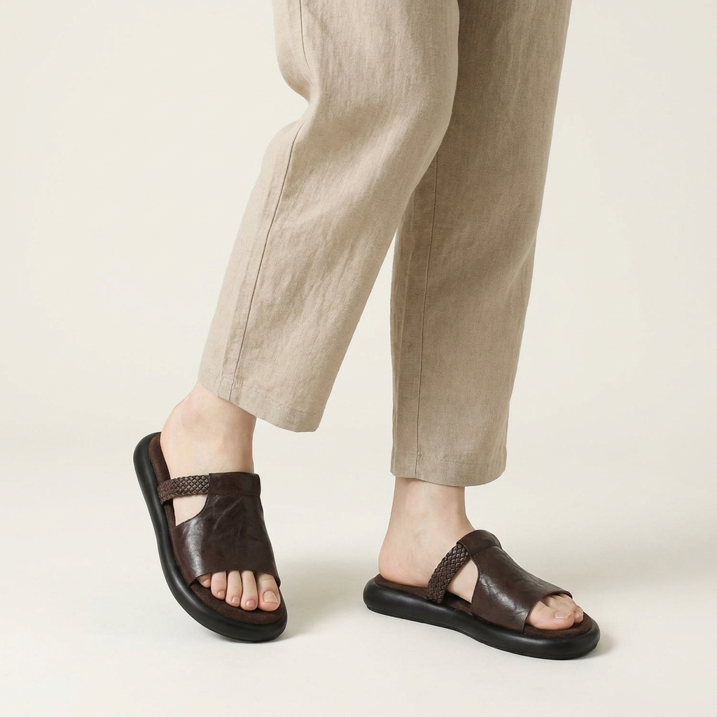 Nora Leather Flats