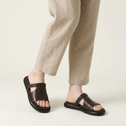 Nora Leather Flats