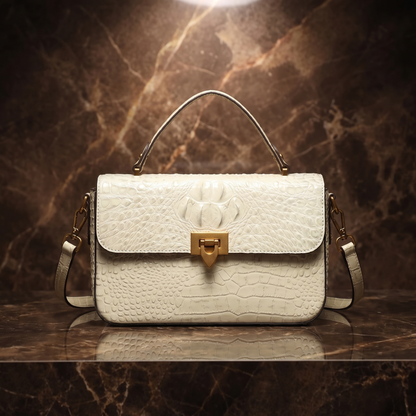 Nova Croc-Effect Handbag