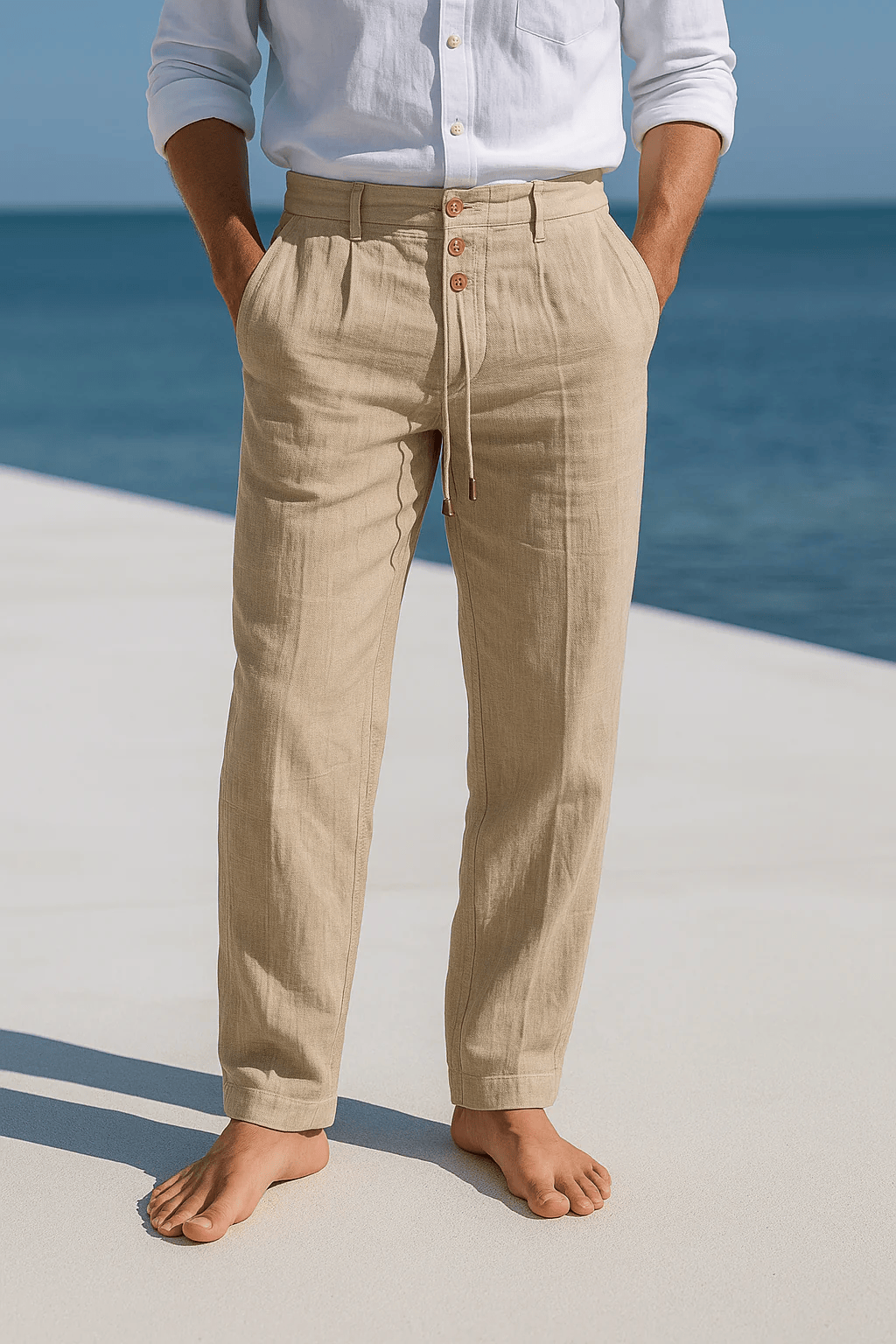 Julien | Linen trousers for men