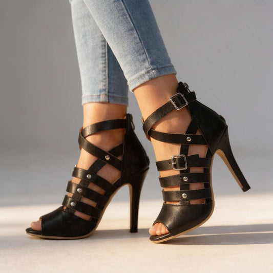 Sienna Cross-Strap Heels