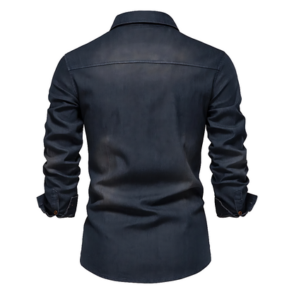 Flynn Tailored Denim Shirt