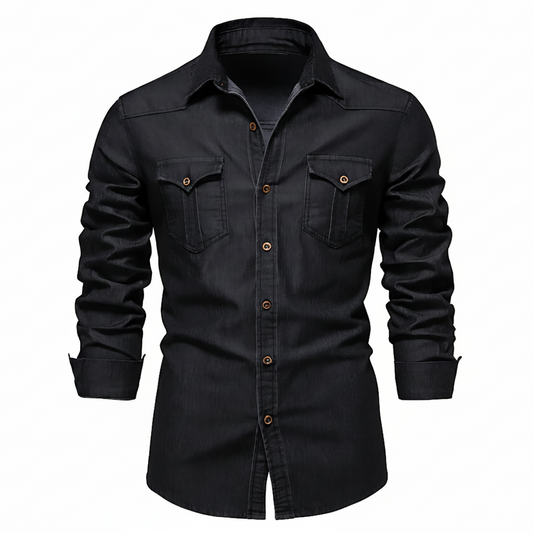 Flynn Tailored Denim Shirt